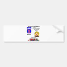 Engagements of  the 10th Mountain division Bumper Stickers