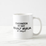Engineer Deadly Ninja by Night Coffee Mug