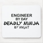 Engineer Deadly Ninja by Night Mousemat
