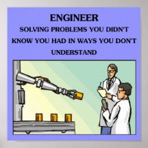 engineer engineering joke print