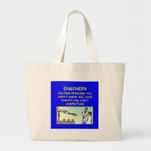 engineering joke canvas bags