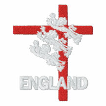 England 2010 Embroidered zip hoodie