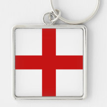 England Flag Key Chain