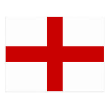 England Flag Postcard