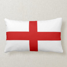 England Flag Throw Pillow