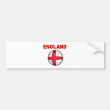 England Football T-shirt Bumper Stickers