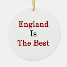 England Is The Best Christmas Ornament