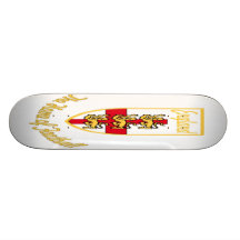 England,Lions,The Home of Football (Soccer)Badge-w Skate Board Deck