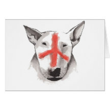 English Bull Terrier England Cards