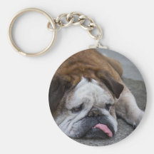English bulldog keychains