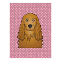 English Cocker Spaniel Cartoon Postcards