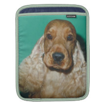 English Cocker Spaniel Rickshaw Sleeve Sleeve For iPads