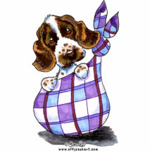 English Cocker Spaniel Sack Puppy Photo Cutout