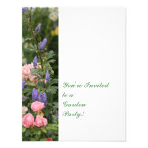 English Cottage Garden Invitation