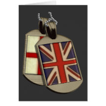 English Dog Tags Card