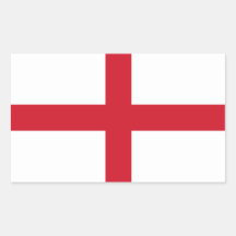 English Flag Sticker