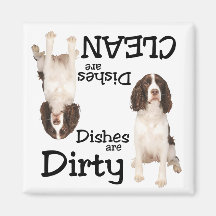 English Springer Spaniel Lovers Dishwasher Magnet