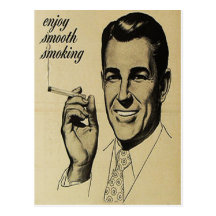 "Enjoy Smooth Smoking" Postcard