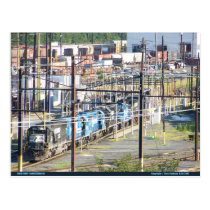 Enola Norfolk Southern Railroad Yard Harrisburg PA postcards