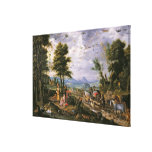 Entering the Ark Canvas Prints