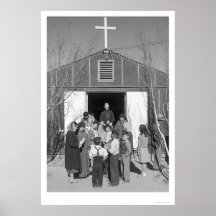 Entrance, Catholic Chapel (V) 1943 Posters
