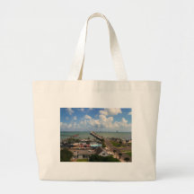 Entrance to South Padre Island Tote Bags