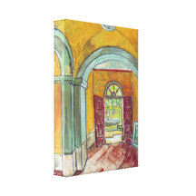 Entrance to the Hospital by Vincent van Gogh Canvas Prints
