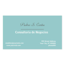 Entreprise Consultant Rep Business Card