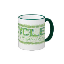 Enviro Green Bee Earth Day Gear Mugs