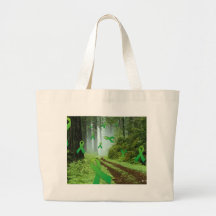 Environmental Awareness Art by Mark Thaler Canvas Bag