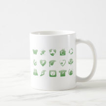 environmental icons 2 mugs