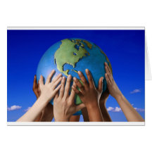 Environmental Issues Save The World Greeting Cards