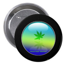Environmental Saavy "Think Green" Pinback Buttons