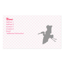 Enzo Egret Business Card