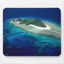 Eori Island, Mamanuca Islands, Fiji - aerial Mouse Pad