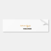 Ephraim Beach Wisconsin Classic Bumper Sticker