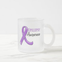 Epilepsy Awareness Ribbon Mugs