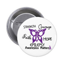 Epilepsy Celtic Butterfly 3 Pins