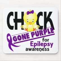 Epilepsy Chick Gone Purple 2 Mouse Pads