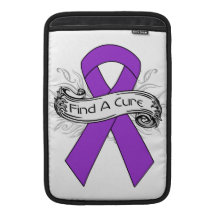 Epilepsy Find A Cure Ribbon MacBook Air Sleeve