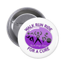 Epilepsy Walk Run Ride For A Cure Pinback Button