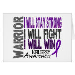 Epilepsy Warrior Greeting Card