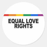 Equal Love Rights Round Sticker