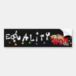 Equality Won Bumper Sticker drk