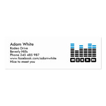 Equalizer Business Card Template