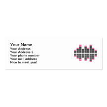 Equalizer Dj Turntables Business Card