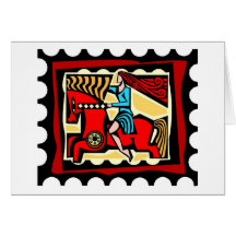 Equestrian woman cards