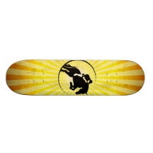 Equestrian; yellow skateboards