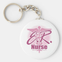 ER Nurse Pink Key Chain