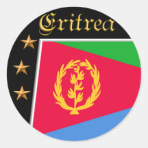 Eritrean flag stickers